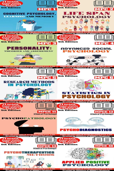 IGNOU MA Clinical Psychology Help Books Combo of MPC 1 MPC 2 MPC 3 MPC 4 MPC 5 MPC 6 MPCE 11 MPCE 12 MPCE 13 MPCE 46 (5th Edition) (IGNOU Study Notes/Guidebook Chapter-wise) for Exam Preparations with Solved Latest Previous Year Question Papers (New Syllabus) including Solved Sample Papers mpc1 mpc2 mpc3 mpc4 mpc5 mpc6 mpce11 mpce12 mpce13 mpce46