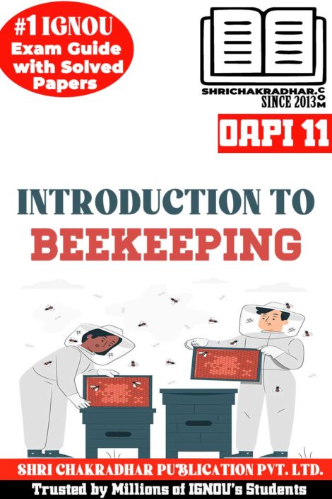These are the downloadable IGNOU OAPI 11 Solved Guess Papers Introduction to Beekeeping from our IGNOU OAPI 11 Help Book
