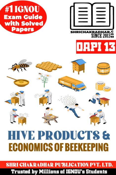 These are the downloadable IGNOU OAPI 13 Solved Guess Papers Hive Products and Economics of Beekeeping from our IGNOU OAPI 13 Help Book