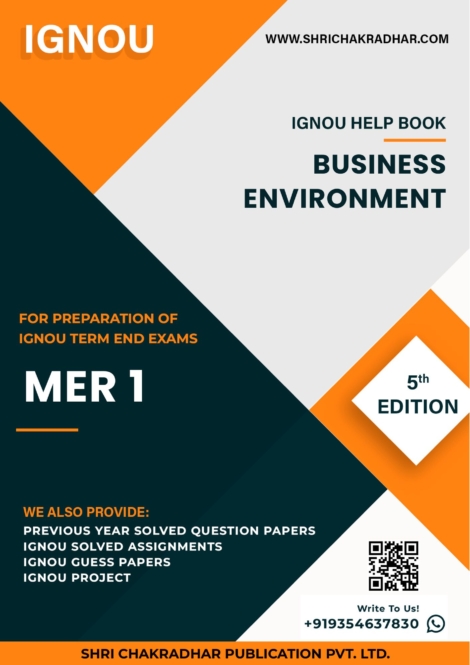 IGNOU MER 1 Study Material & Book (MAER)