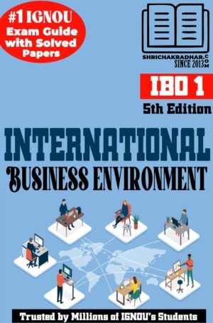 IGNOU IBO 1 Previous Year Solved Question Paper Business Environment (December 2021) IGNOU M.COM 1st Year IGNOU Master Of Commerce ibo1