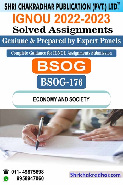 IGNOU BSOG 176 Solved Assignment 2022-23