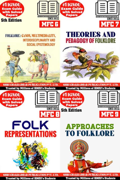 IGNOU MAFCS 2nd Year Study Materials & Books Combo (MFC 6 MFC 7 MFC 8 MFC 9)