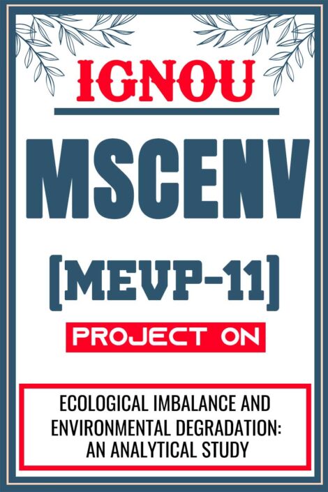 IGNOU-MSCENV-Project-MEVP-11-Synopsis-Proposal-Project-Report-Dissertation-Sample-1