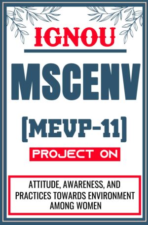IGNOU-MSCENV-Project-MEVP-11-Synopsis-Proposal-Project-Report-Dissertation-Sample-4