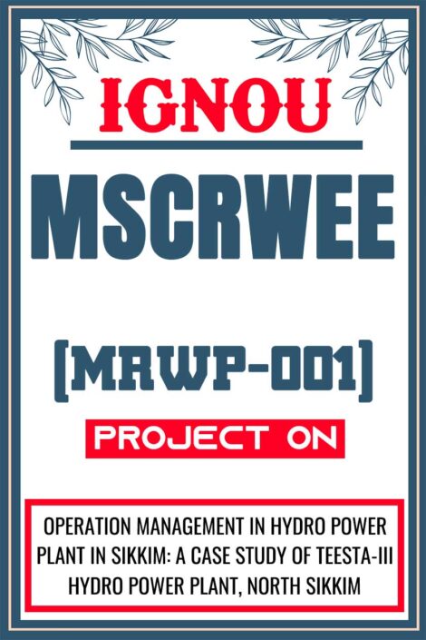 IGNOU-MSCRWEE-Project-MRWP-001-Synopsis-Proposal-Project-Report-Dissertation-Sample-2