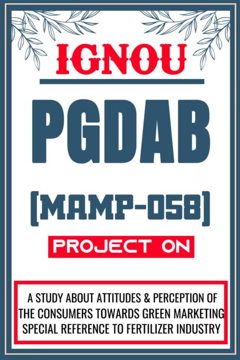 IGNOU-PGDAB-Project-MAMP-058-Synopsis-Proposal-Project-Report-Dissertation-Sample-4