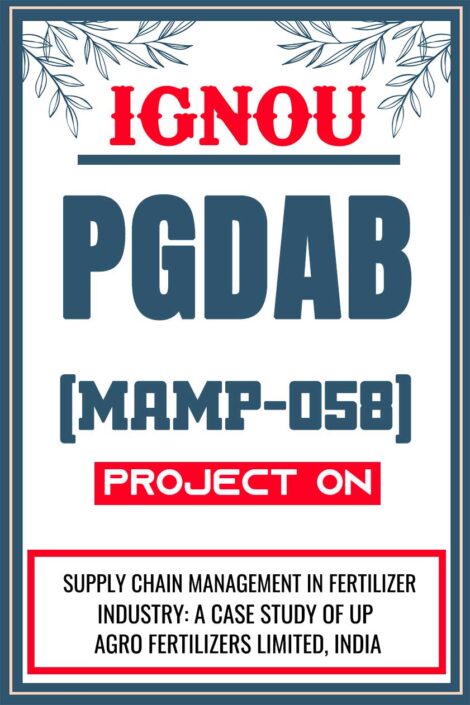 IGNOU-PGDAB-Project-MAMP-058-Synopsis-Proposal-Project-Report-Dissertation-Sample-5