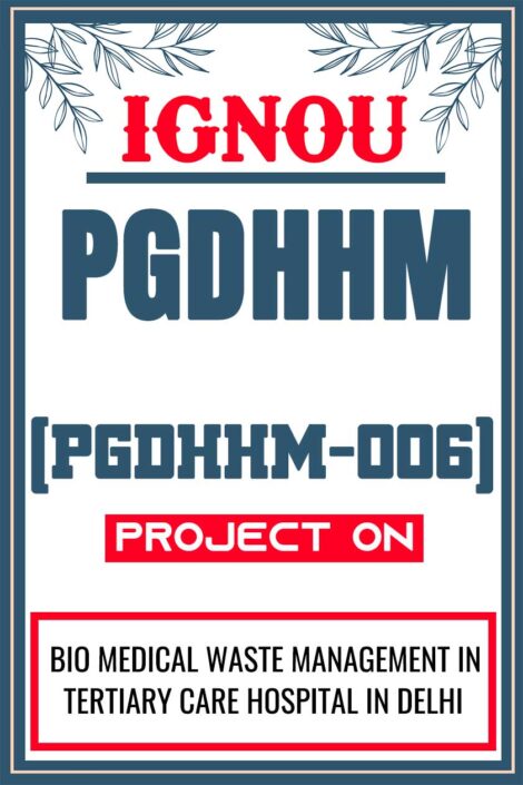 IGNOU-PGDHHM-Project-PGDHHM-006-Synopsis-Proposal-Project-Report-Dissertation-Sample-3