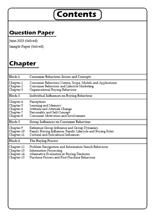 IGNOU MMPM 1 Study Material & Book (MBA New Syllabus) - Image 2