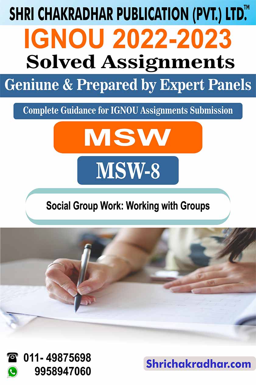 ignou msw solved assignment 2022 23