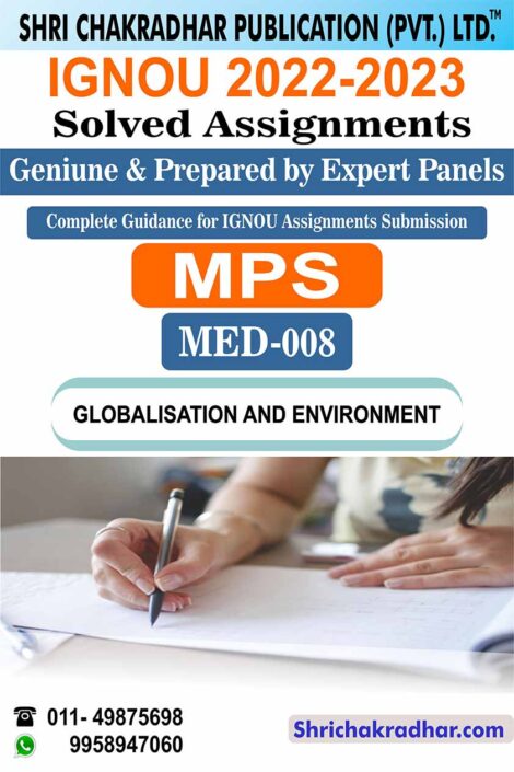 IGNOU MED 8 Solved Assignment 2022-23