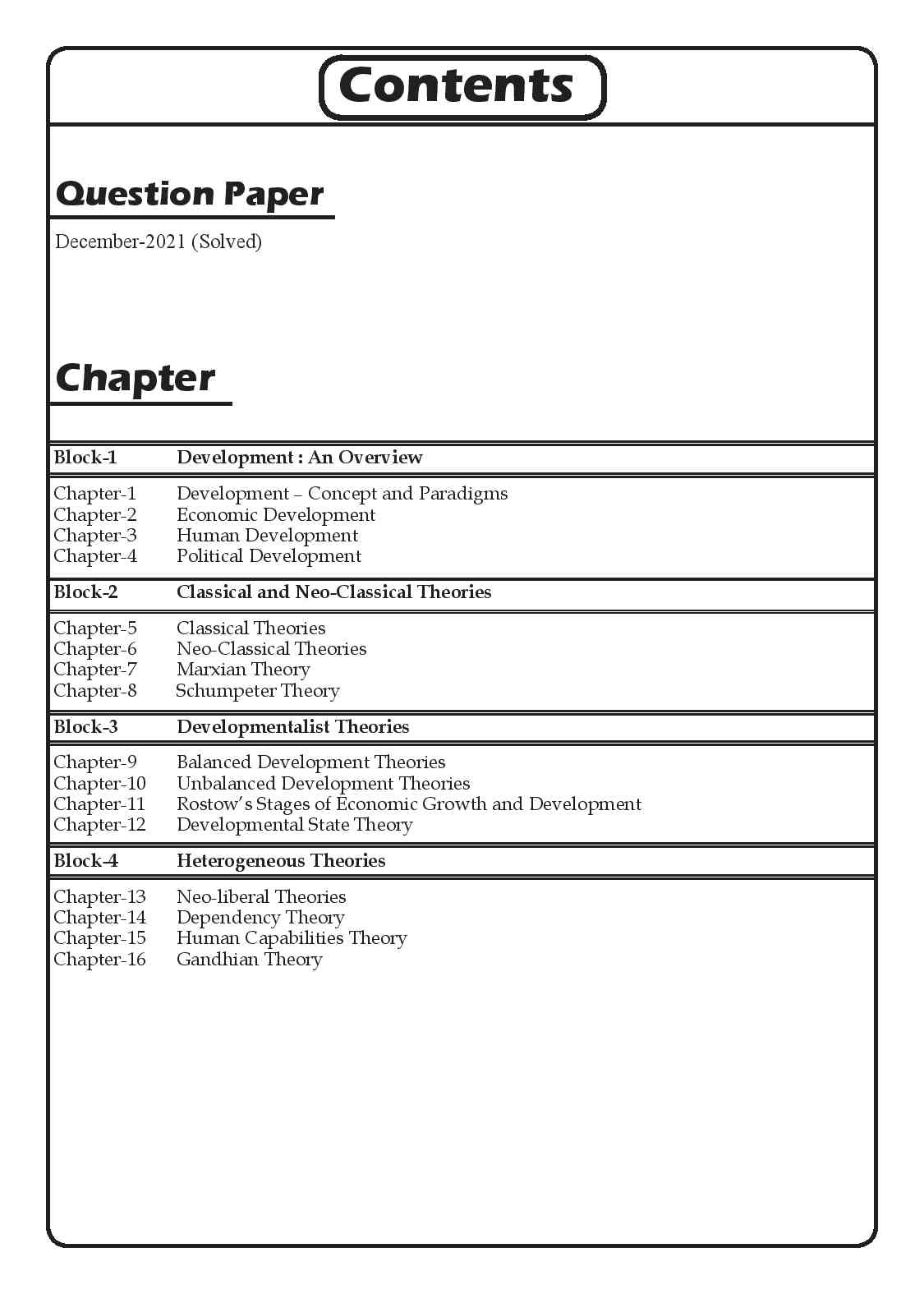 IGNOU MDV 101 Study Material and Book