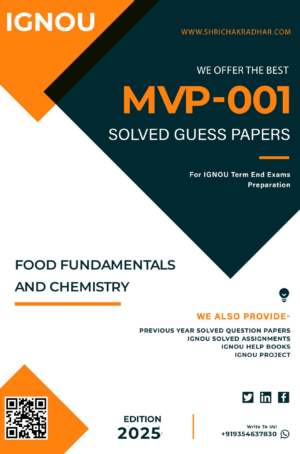 IGNOU MVP 1 Guess Paper Solved PDF (MSCFSQM)