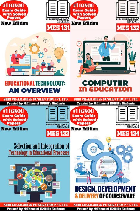 IGNOU PGDET Study Materials & Books Combo (MES 131 MES 132 MES 133 MES 134)