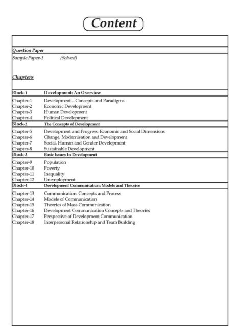 IGNOU MDC 1 Study Material & Book (PGDDC) - Image 2