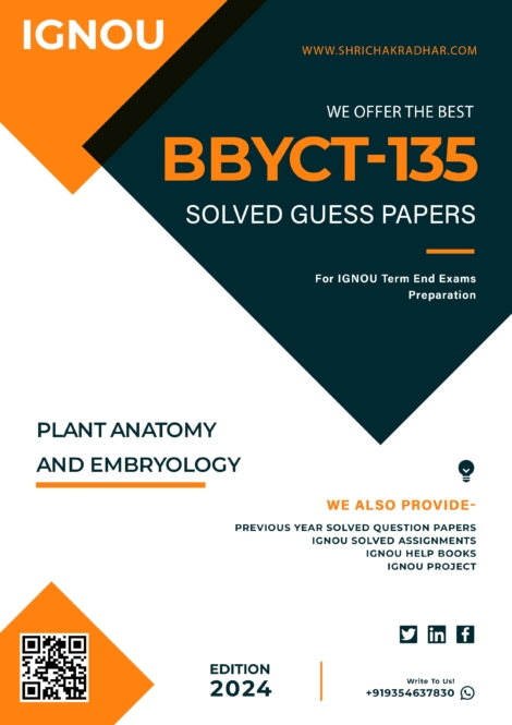 IGNOU BBYCT 135 Guess Paper Solved PDF (BSCG Botany)