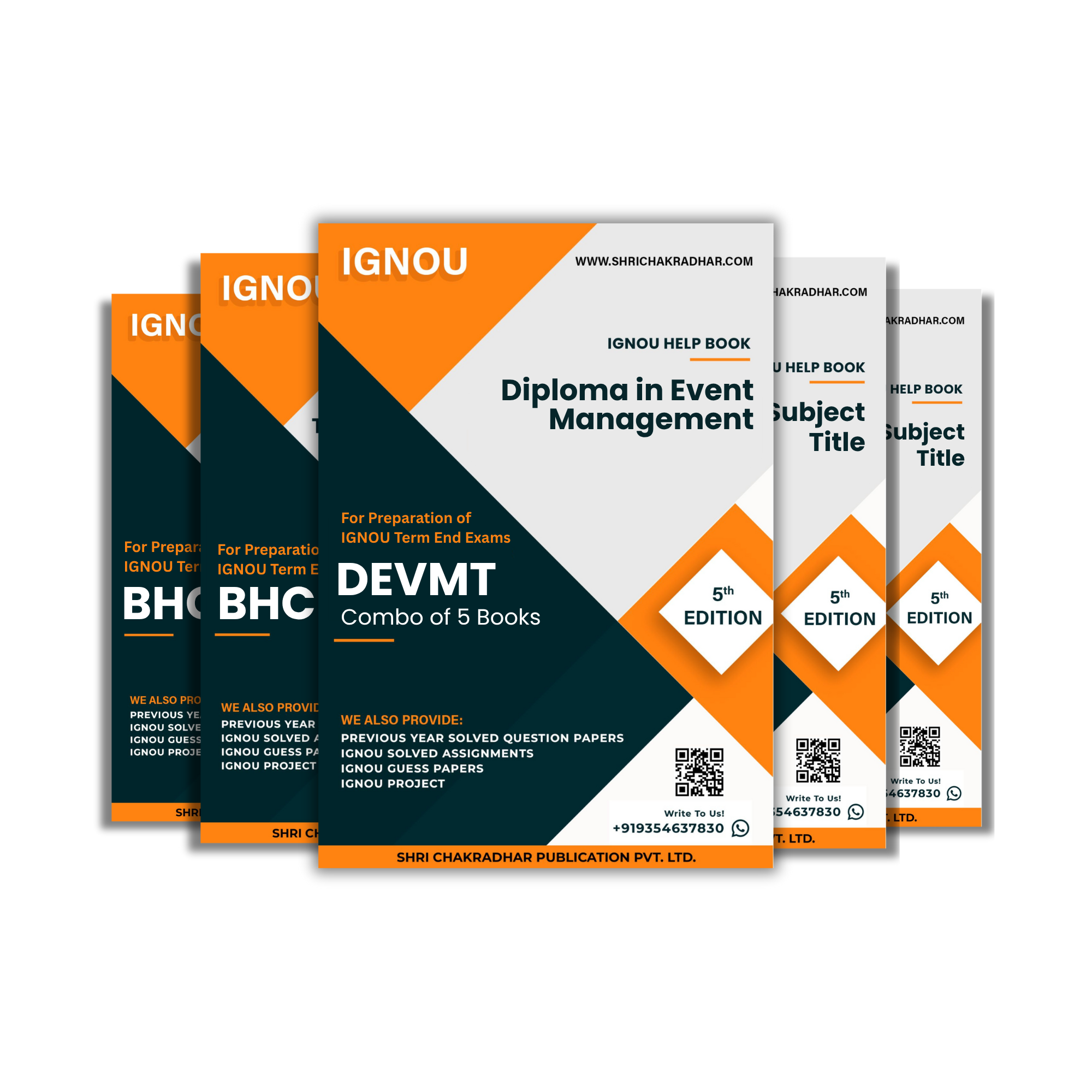 IGNOU DEVMT Study Materials & Books Combo (BHC 11 BHC 12 BHC 13 BHC 14 BHC 15)