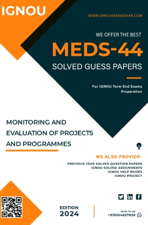 IGNOU MEDS 44 Guess Paper Solved PDF (PGDUPDL)