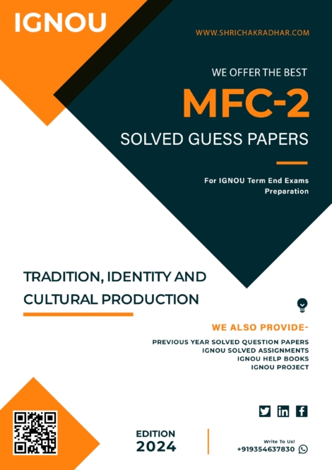 IGNOU MFC 2 Guess Paper Solved PDF (MAFCS)