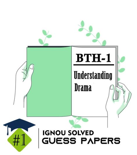 IGNOU BTH 1 Guess Paper Solved PDF (DTH)