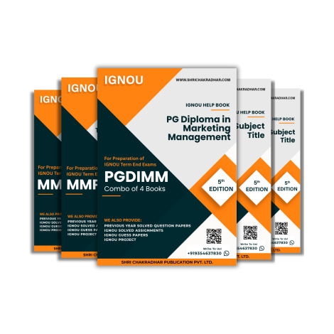 IGNOU PGDIMM Study Material & Book