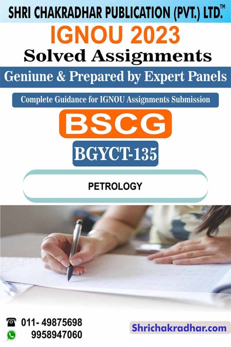 IGNOU BGYCT 135 Solved Assignment 2022-23