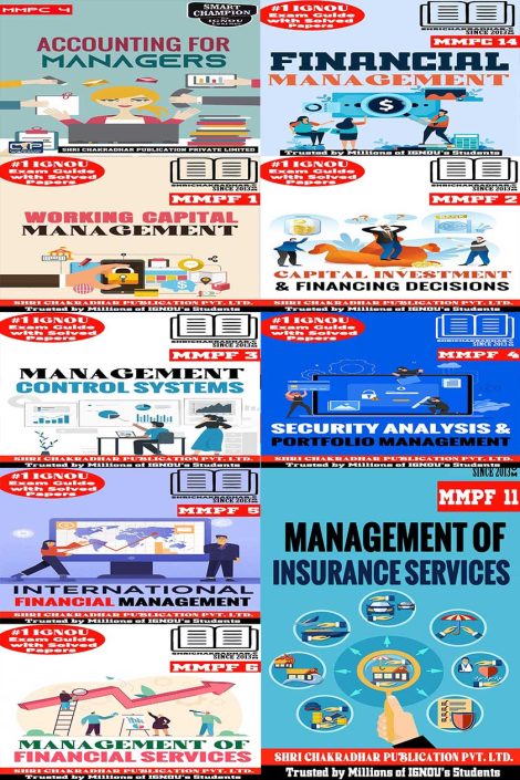 IGNOU PGDIFM Study Materials & Books Combo (MMPC 4, MMPC 14, MMPF 1, MMPF 2, MMPF 3, MMPF 4, MMPF 5, MMPF 6, MMPF 11)