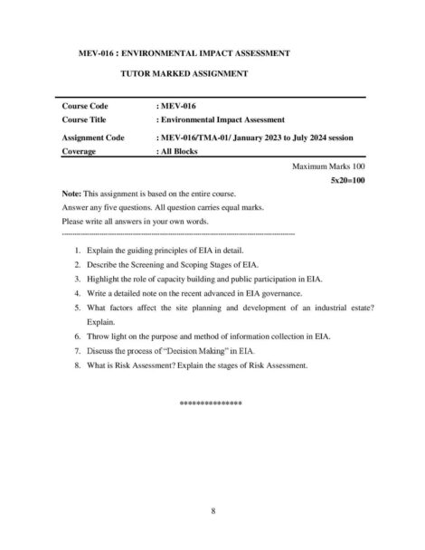 IGNOU MEV 16 Solved Assignment 2023-24 - Image 2