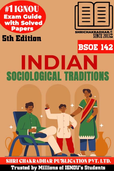 IGNOU BSOE 142 Study Material & Book (BAG Sociology) 5th Edition