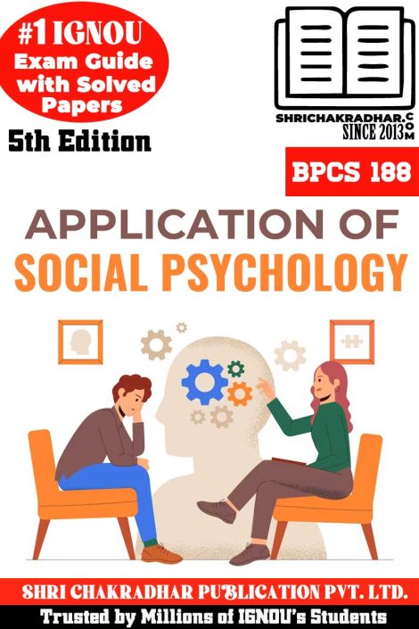 IGNOU BPCS 188 Study Material & Book (BAG Psychology) 5th Edition