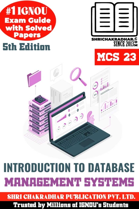 IGNOU MCS 23 Study Material & Book (BCA 3rd Semester) 5th Edition