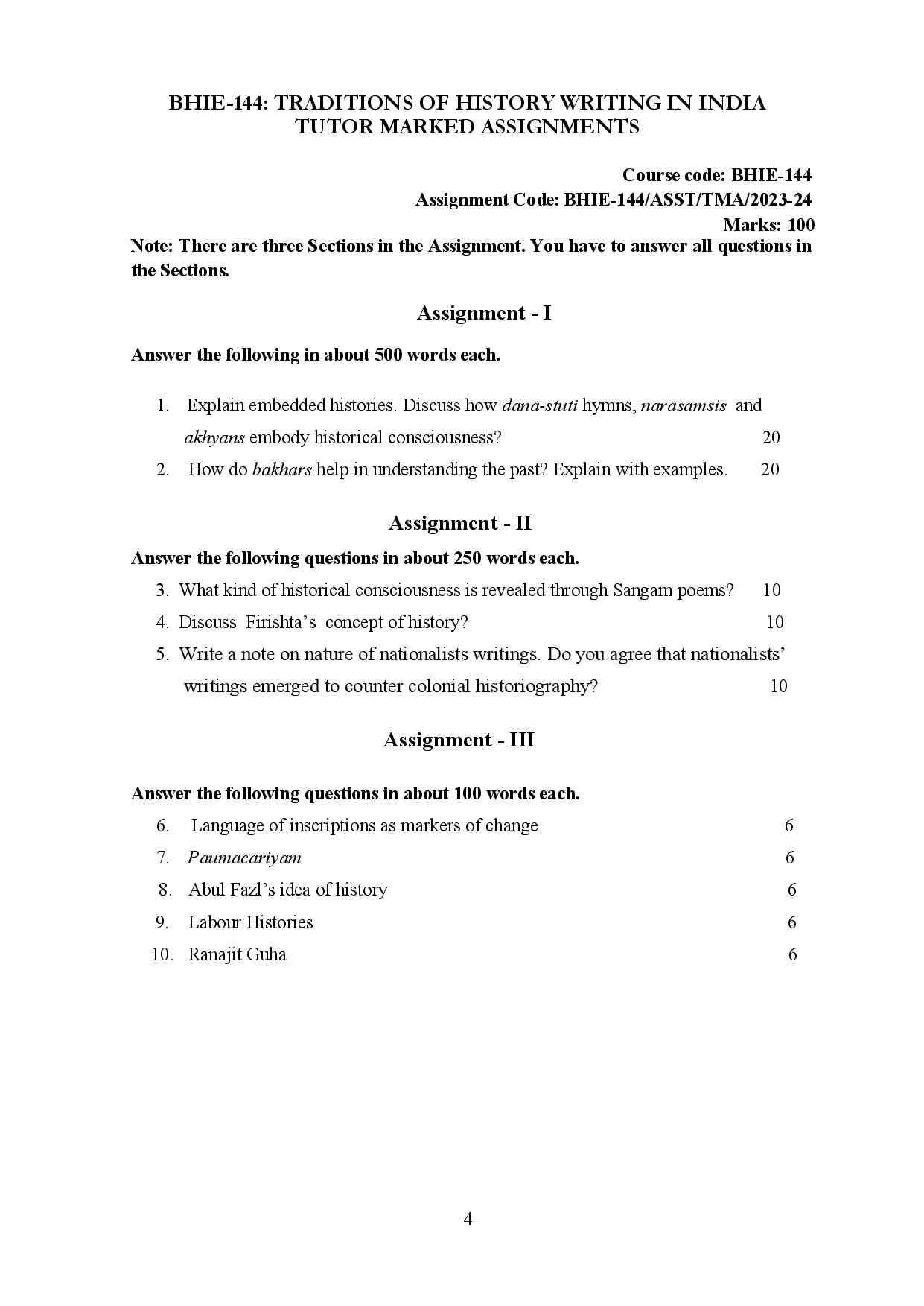 IGNOU BHIE 144 Solved Assignment 2023-24 - Image 2