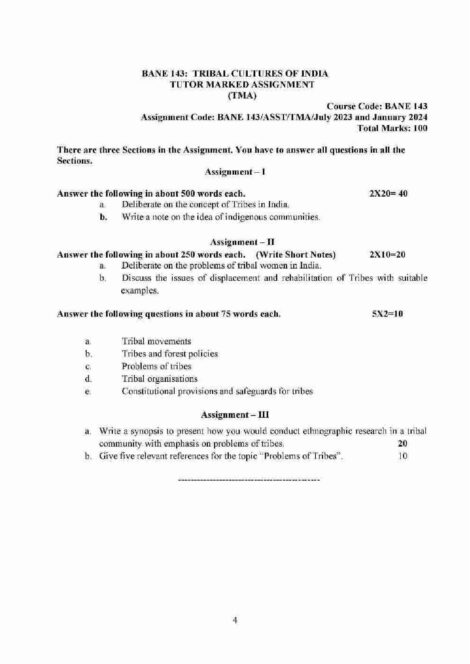 IGNOU BANE 143 Solved Assignment 2023-24 - Image 2