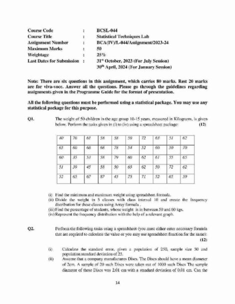 IGNOU BCSL 44 Solved Assignment 2023-24 - Image 2