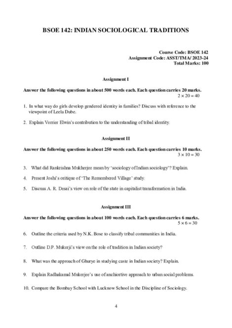 IGNOU BSOE 142 Solved Assignment 2023-24 - Image 2