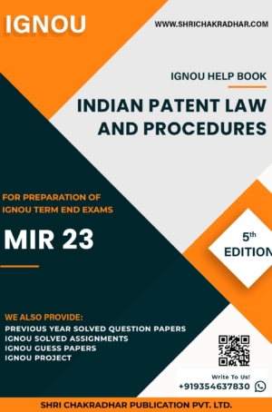 IGNOU MIR 23 Study Material & Book (PGCPP)