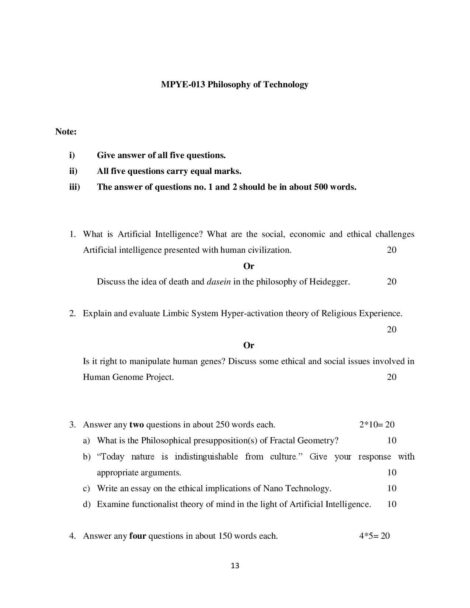 IGNOU MPYE 13 Solved Assignment 2023-24 - Image 2