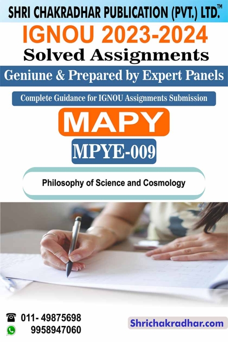 IGNOU MPYE 9 Solved Assignment 2023-24