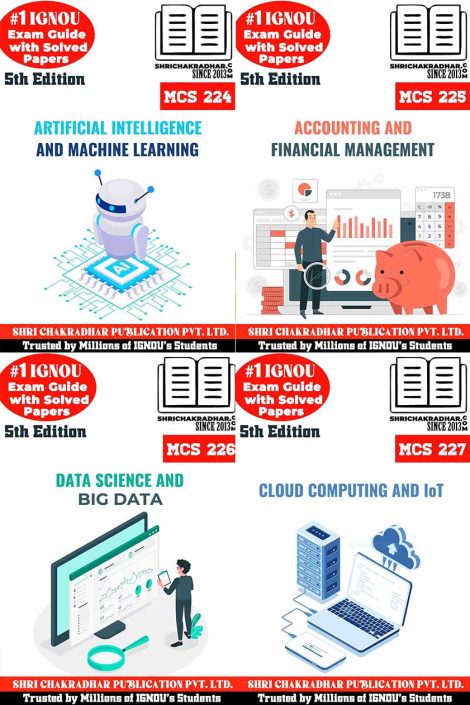 IGNOU MCA_New 3rd Semester Study Materials & Books Combo (MCS 224 MCS 225 MCS 226 MCS 227) 5th Edition