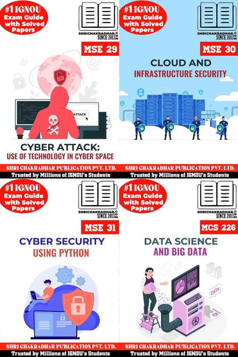 IGNOU MSCIS 3rd Semester Study Materials & Books Combo (MSE 29 MSE 30 MSE 31 MCS 226)