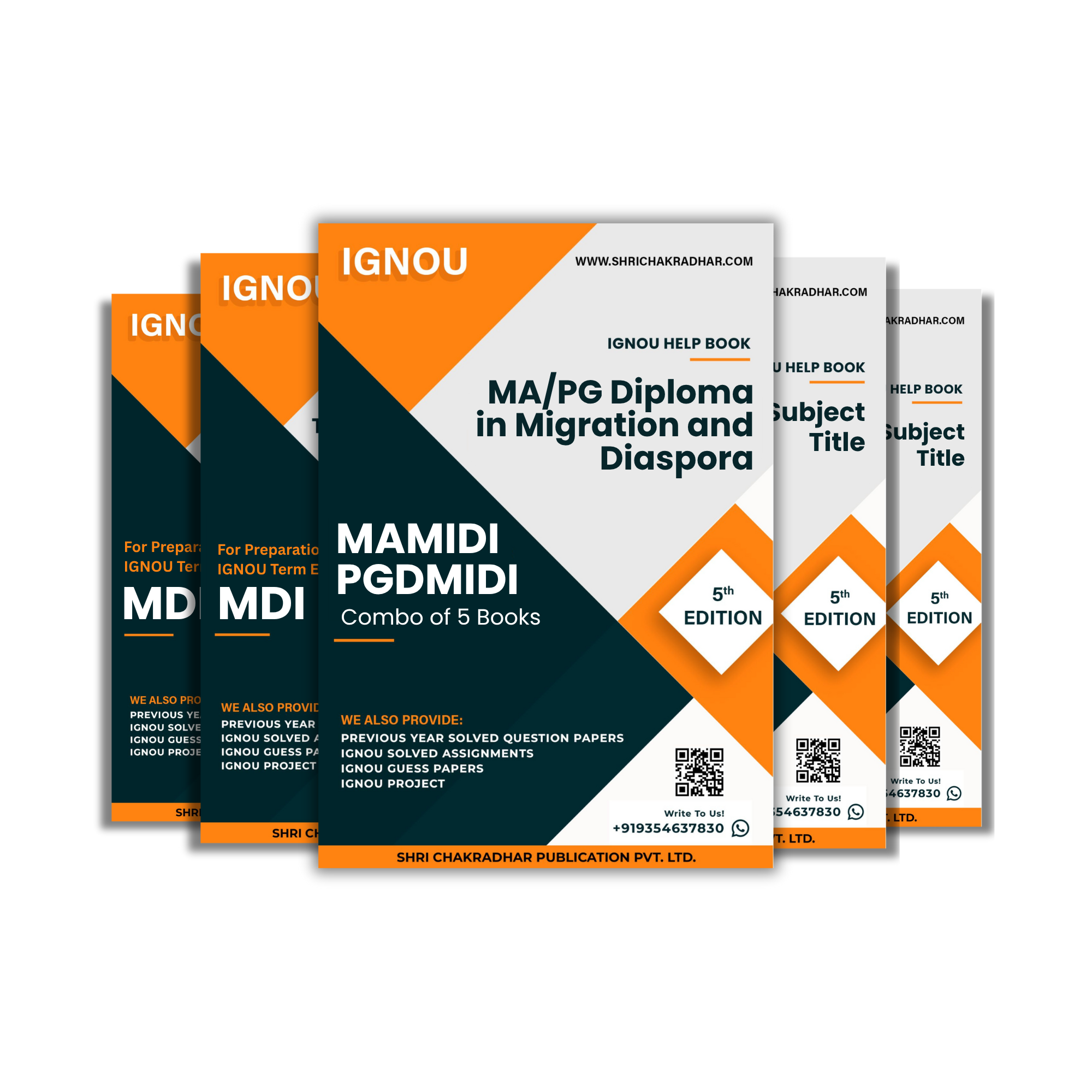 IGNOU MAMIDI/PGDMIDI 2nd Semester Study Materials & Books Combo (MDI 6 MDIE 1 MDIE 2 MPSE 1 MPSE 5)