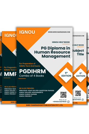 IGNOU PGDIHRM 2nd Semester Study Materials & Books Combo (MMPH 3 MMPH 5 MMPH 6 MMPH 9)