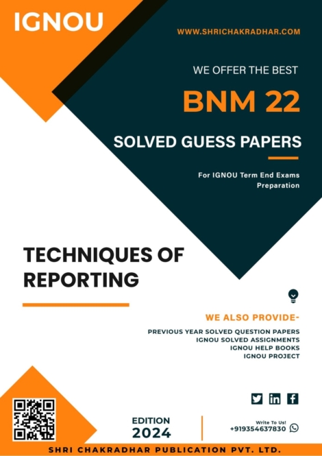 IGNOU BNM 22 Guess Paper Solved PDF (BAJDM)