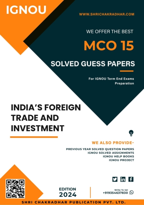 IGNOU MCO 15 Guess Paper Solved PDF (MCOM New)