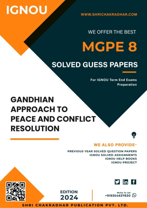 IGNOU MGPE 8 Guess Paper Solved PDF (PGCGPS)