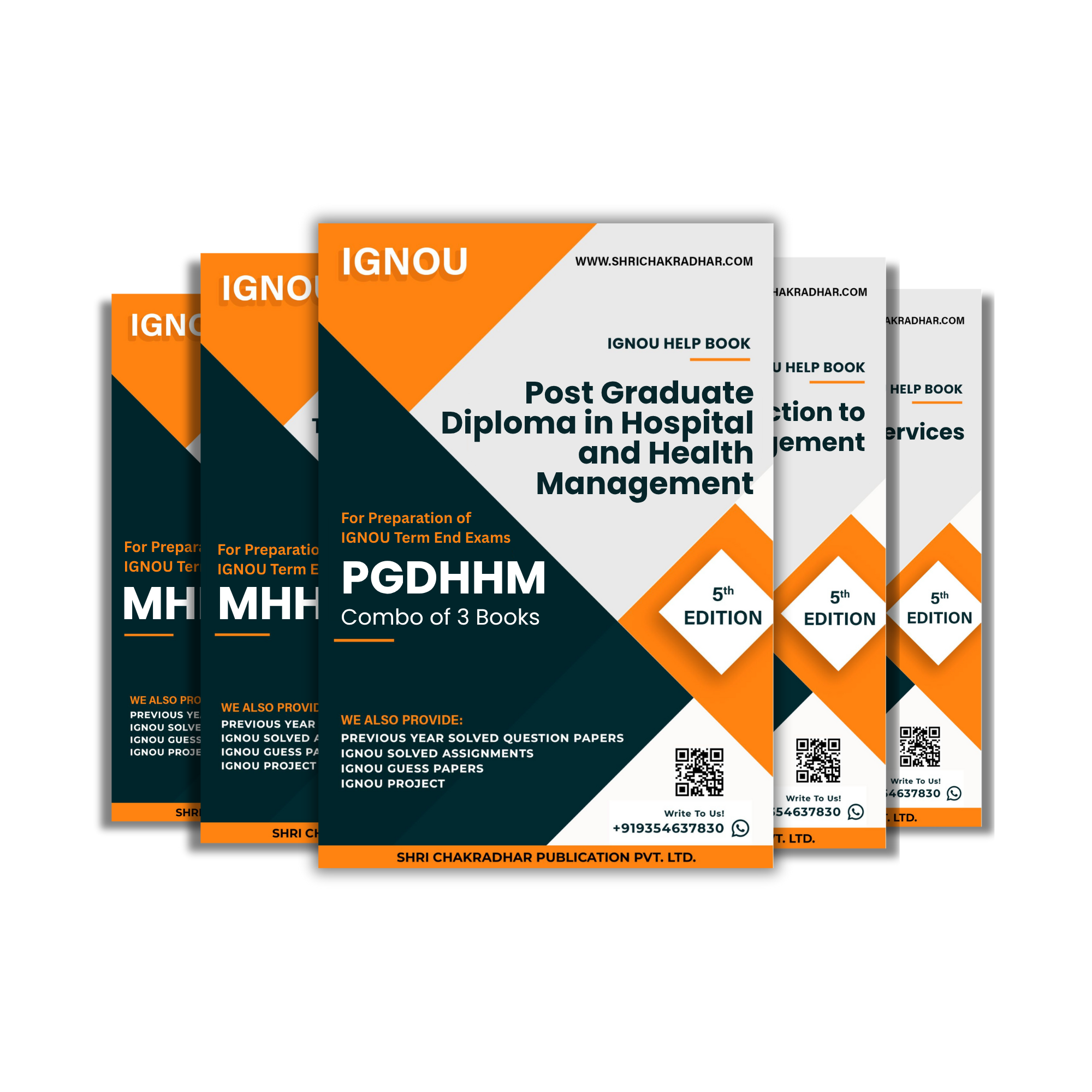 IGNOU PGDHHM Study Materials & Books Combo (MHH 101 MHH 102 MHH 103)