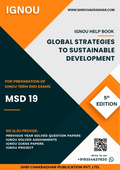 IGNOU MSD 19 Study Material & Book (MASS)