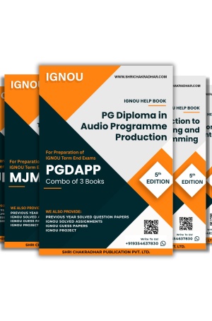 IGNOU PGDAPP Study Materials & Books Combo (MJM 1 MJM 2 MJM 3)