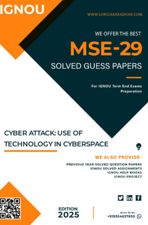 IGNOU MSE 29 Guess Paper Solved PDF (MSCIS)